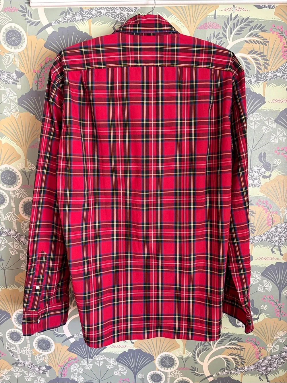 NWT J. Crew Red Tartan Plaid Button-Down Shirt, L